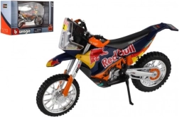Modèle en métal moto BBURAGO RED BULL KTM Rallye Dakar 2019, 1:18