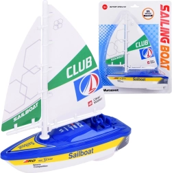 Voilier coloré pour l’eau à piles – Bleu