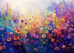 Enjoy Puzzle Prairie Fleurie 1000 pièces