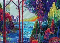 Ravensburger puzzle Forêt indigo 1000 pièces