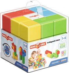 Cubes magnétiques GEOMAG Magicube Color Recycled Crystal – 24 pièces