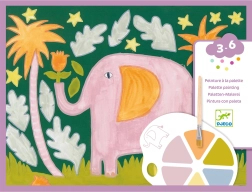 Djeco peinture à la palette jungle