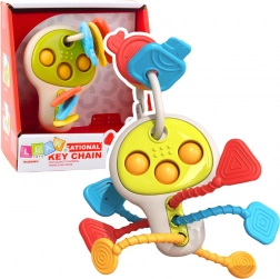 Clés sensorielles pour bébé avec éléments mobiles