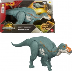 Figurine dinosaure Maiasaura JURASSIC WORLD Rebirth Wild Roar avec son 31,5 cm