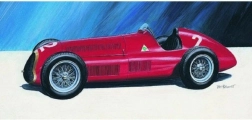 Maquette de voiture Alfa Romeo Alfetta 1950