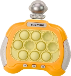 Pop-it Cosmonaute console de jeu lumineuse et sonore - jaune