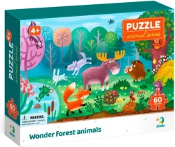 Puzzle Biomes animaux de la forêt 60 pièces