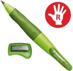 Stabilo EASYergo crayon pour droitiers avec taille-crayon 3,15 mm vert