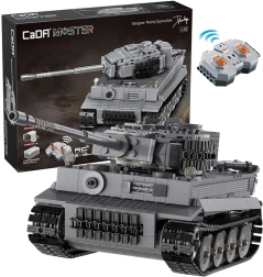 Char gris télécommandé CaDA Master Tiger RC 925 pièces