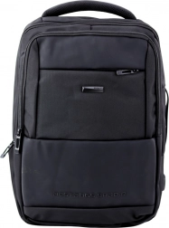 Sac à dos urbain avec USB et sangle de poitrine noir 26 L