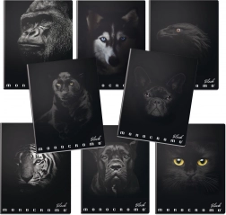 Cahier scolaire A4 Monocromo noir