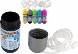 Tirelire étanche pour le cou avec cordon 5 couleurs en plastique étanche