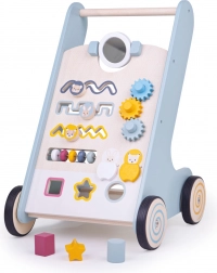 Chariot de marche actif en bois Bigjigs Baby Animaux de la forêt