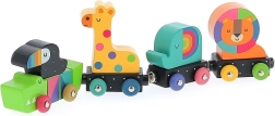 Petit train d'animaux coloré