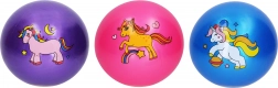 Balle en caoutchouc avec motif licorne 22 cm