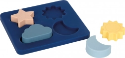 Puzzle en silicone pour enfants small foot – soleil, lune, étoile et petit nuage