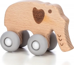 Éléphant à bascule en bois pour enfants