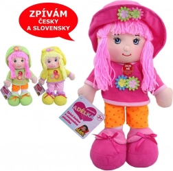 Poupée textile 38 cm