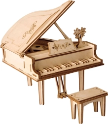 Robotime Rolife Puzzle 3D en bois Piano 74 pièces