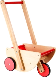 Poussette et chariot en bois pour poupées small foot