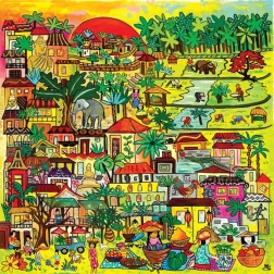 Puzzle Život v Asii 1023 pièces MAGNOLIA