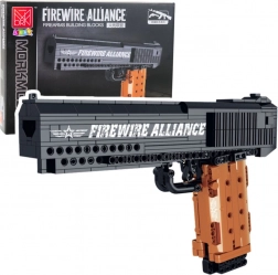 Kit de construction pistolet avec fonction de tir 555 pièces FIREWIRE ALLIANCE DESERT EAGLE