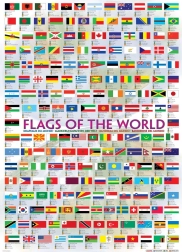 Puzzle Drapeaux du monde 1000 pièces