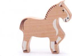 Bajo ferme rurale – cheval en bois de hêtre