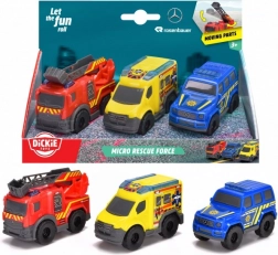 Véhicule de secours SOS Micro – assortiment de 3 modèles