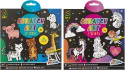 MOXY autocollants à gratter Monde arc-en-ciel