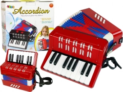 Accordéon pour enfants – instrument de musique – Rouge