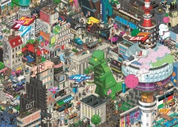 Puzzle Pixorama : enquête berlinoise 1000 pièces