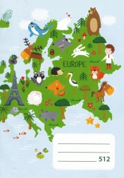 Cahier scolaire A5 ligné 10 feuilles Europe