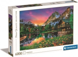 Puzzle 6000 pièces Lac dans les Alpes