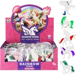 Licorne ailée – figurine en plastique pour enfants