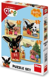 Baby puzzle Bing et ses amis 3 en 1 (3, 4, 5 pièces)