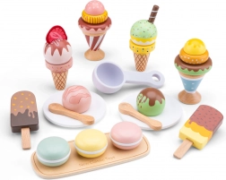 Ensemble de friandises glacées en bois pour enfants