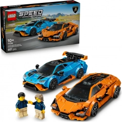 lego speed champions lamborghini revuelto et huracán sto – double set de voitures de course