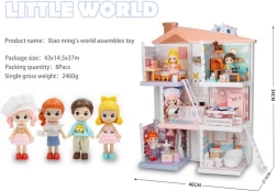 Maison de poupée avec accessoires