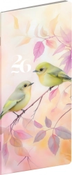 Agenda de poche motif Oiseaux 2026