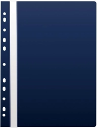 Classeur rapide avec euro-perforation A4 bleu foncé