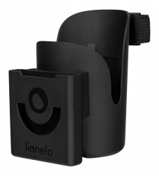 Support pour tasse et téléphone Ove Black Carbon