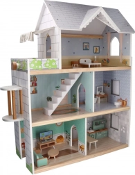 Grande maison de poupées en bois