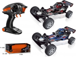 Voiture télécommandée avec lumières LED et batterie 7,4V