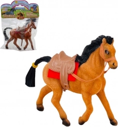 Cheval en plastique avec selle