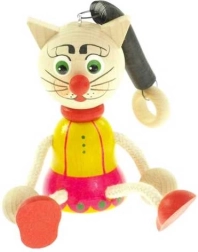 Chat sur ressort pour enfants