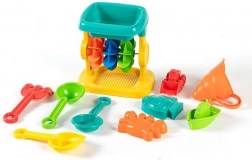 Set de sable avec moulin, 10 pcs