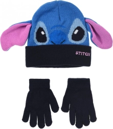 Bonnet et gants pour enfants Lilo et Stitch