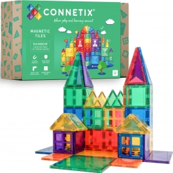 Jeu de construction magnétique CONNETIX Rainbow Creative Pack 102 pièces