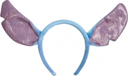 Serre-tête avec oreilles STITCH – bleu en peluche